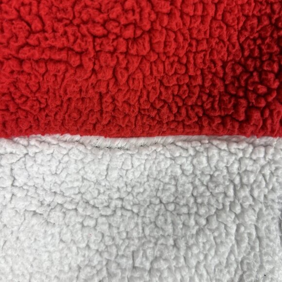 Fila Sherpa Sweater Men’s Size Small Back Red White Blue Zip Up Jacket - Picture 10 of 11